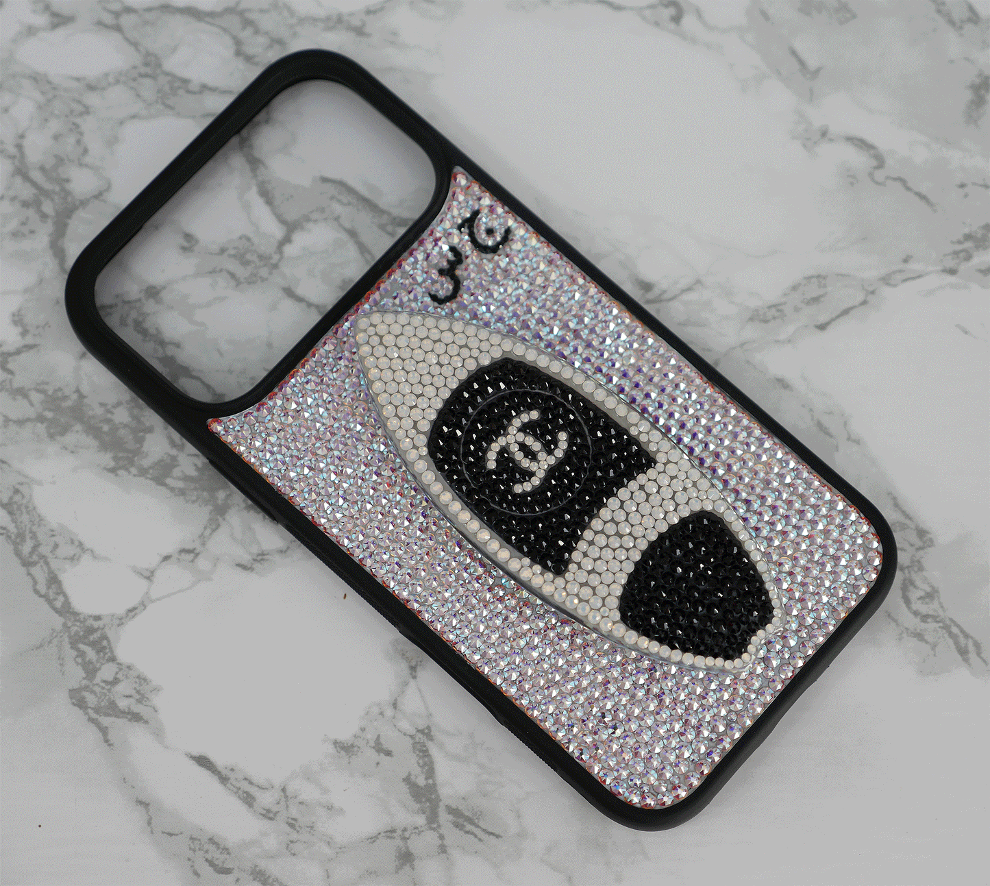 Surfboard Phone Grip Design with your Arabic Initials (Design #175)