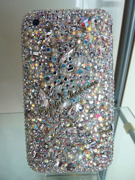 Diamant et Perles made with Crystals (Design #569) - Crystal Iced