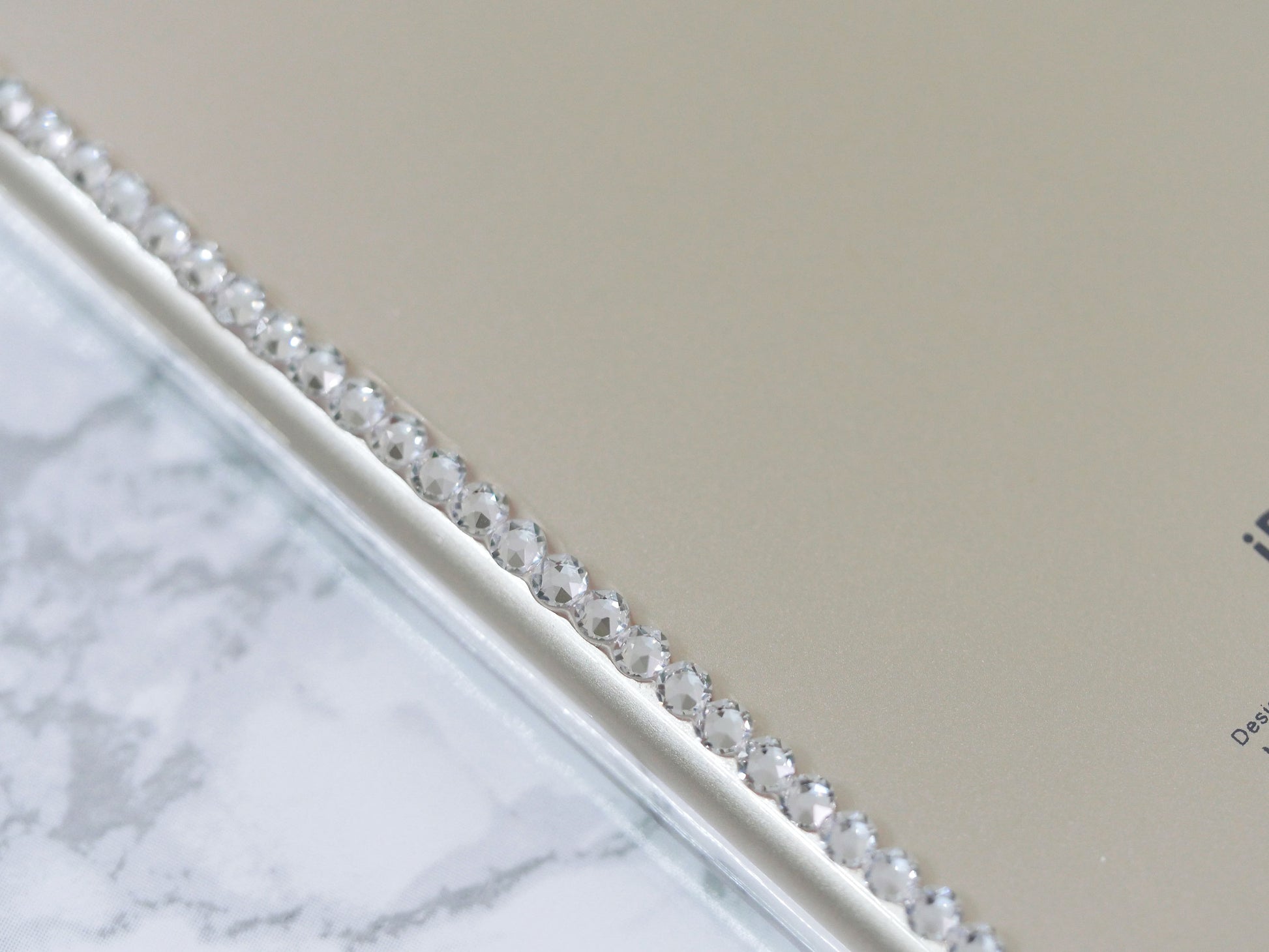 Crystal Contour made with Crystals (Design #140) - Crystal Iced