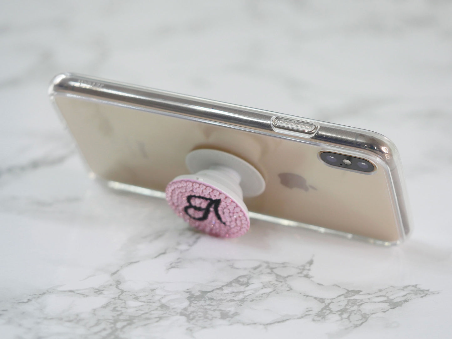 PopSocket Initials (Design #135) - Crystal Iced