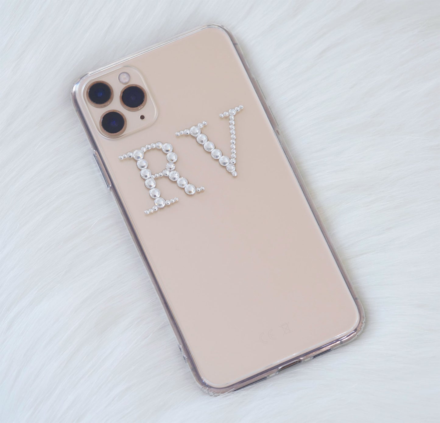 Monogram With Crystals (Design #139) - Crystal Iced