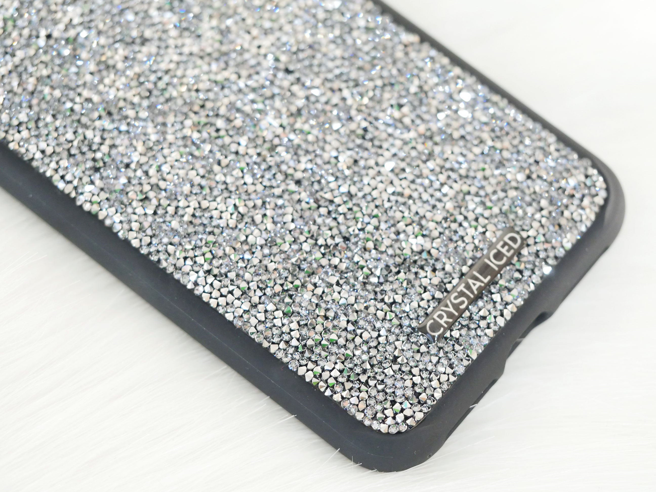 Fine Rocks in Grey Swarovski Crystals for Apple iPhone XS Max