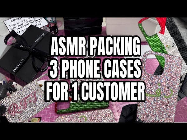 ASMR 💎Packing 3 Apple iPhone 15 Pro Max phone cases for Razan 🩷✨