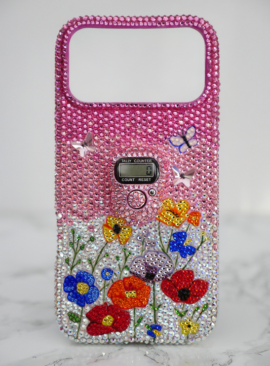 Butterfly Bloom Ombre with Misbah Tally Counter (Design #319)