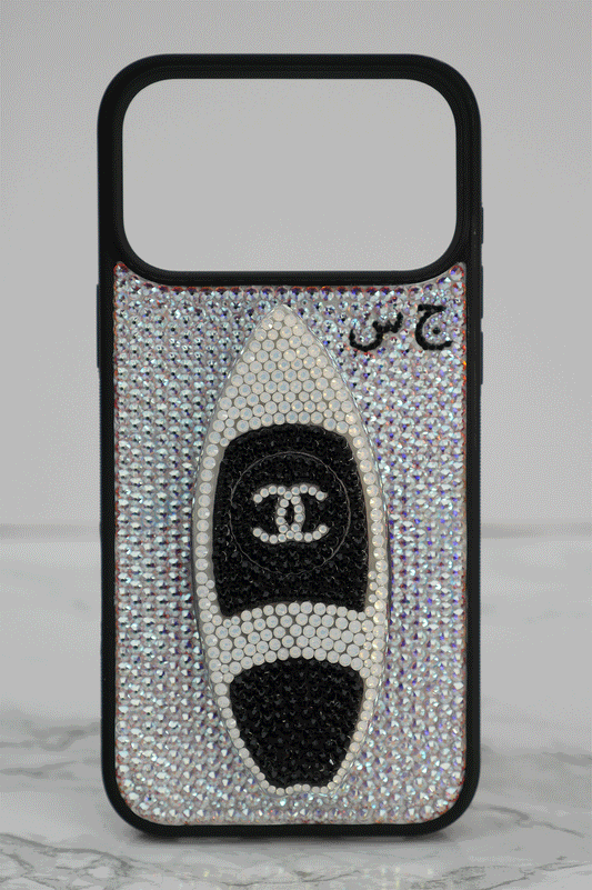 Surfboard Phone Grip Design with your Arabic Initials (Design #175)