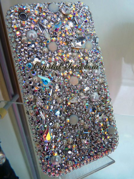 Diamant et Perles made with Crystals (Design #569) - Crystal Iced